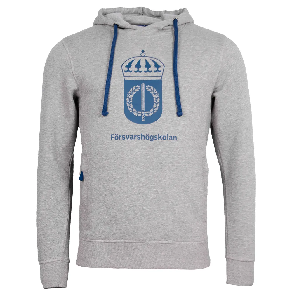 Classic Hoody Gråmel Svensk logotype Herr